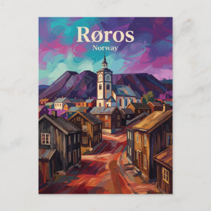 Røros Mining Town Norway Postcard