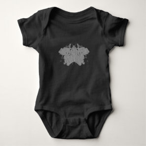 Rorschach Ink Blot Test Psychology Baby Bodysuit