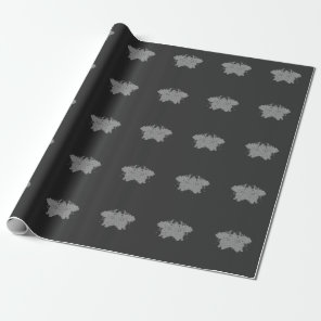 Rorschach Ink Blot Test Psychology Wrapping Paper