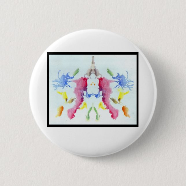 Rorschach Inkblot 10.0 Button (Front)