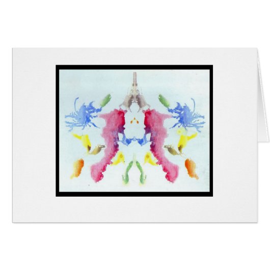 Rorschach Inkblot 10.0 Cards (Front Horizontal)