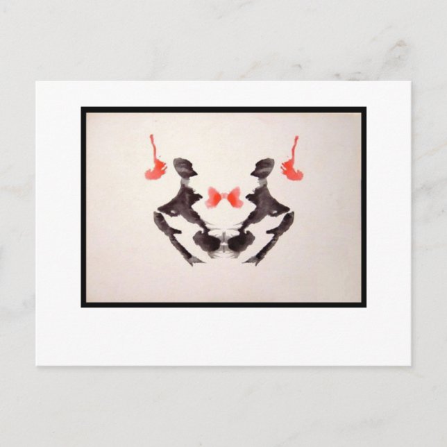 Rorschach Inkblot 3.0 Postcard (Front)