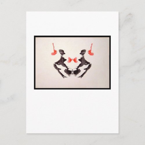 Rorschach Inkblot 30 Postcard