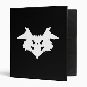 Rorschach Inkblot 3 Ring Binder