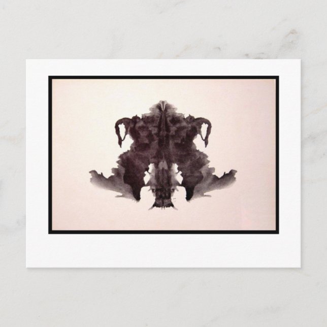 Rorschach Inkblot 4.0 Postcard (Front)