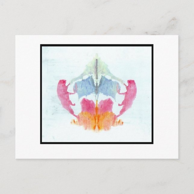 Rorschach Inkblot 8.0 Postcard (Front)