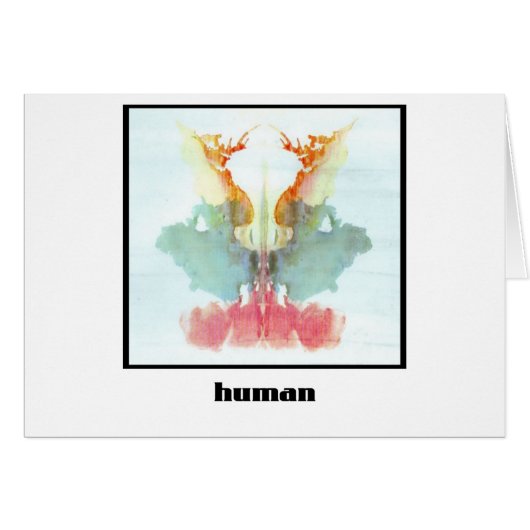 Rorschach Inkblot 9 Cards (Front Horizontal)