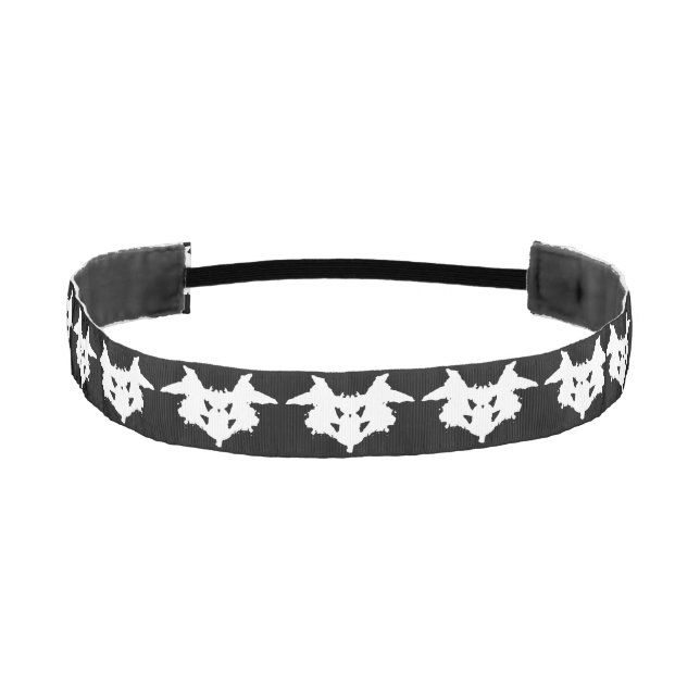 Rorschach Inkblot Athletic Headband (Front)