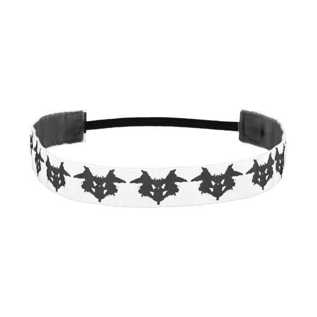 Rorschach Inkblot Athletic Headband (Front)