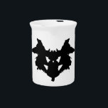 Rorschach Inkblot Beverage Pitcher<br><div class="desc">The Rorschach test, the Rorschach inkblot test, the Rorschach technique, or simply the inkblot test is a psychological test in which subjects' perceptions of inkblots are recorded and then analyzed using psychological interpretation, complex algorithms, or both. Globe Trotters specialises in idiosyncratic imagery from around the globe. Here you will find...</div>