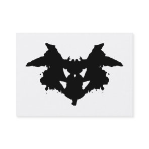 Rorschach Inkblot Business Card