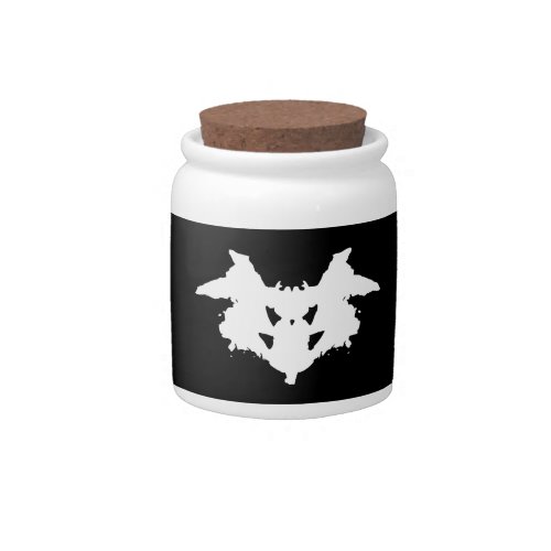 Rorschach Inkblot Candy Jar