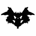 Rorschach Inkblot Cutout<br><div class="desc">The Rorschach test, the Rorschach inkblot test, the Rorschach technique, or simply the inkblot test is a psychological test in which subjects' perceptions of inkblots are recorded and then analyzed using psychological interpretation, complex algorithms, or both. Globe Trotters specialises in idiosyncratic imagery from around the globe. Here you will find...</div>
