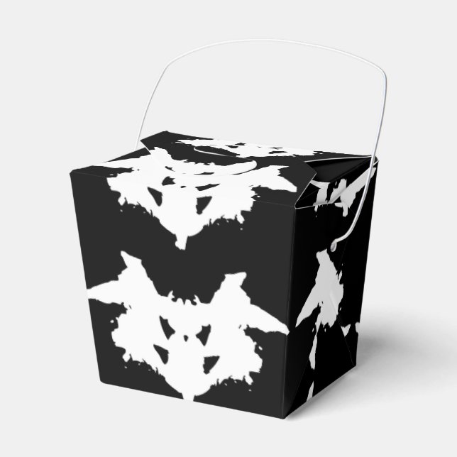 Rorschach Inkblot Favor Boxes (Front Side)
