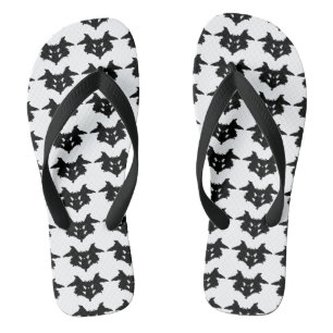 Rorschach Inkblot Flip Flops
