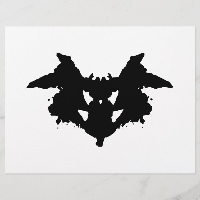 Rorschach Inkblot Flyer (Front)