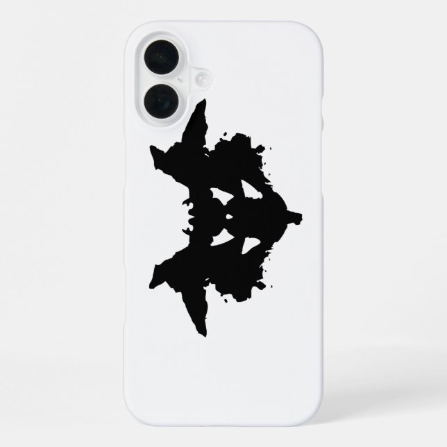 Rorschach Inkblot Iphone Case (Back)