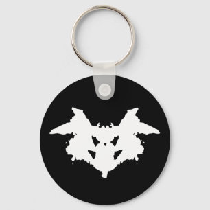 Rorschach Inkblot Keychain