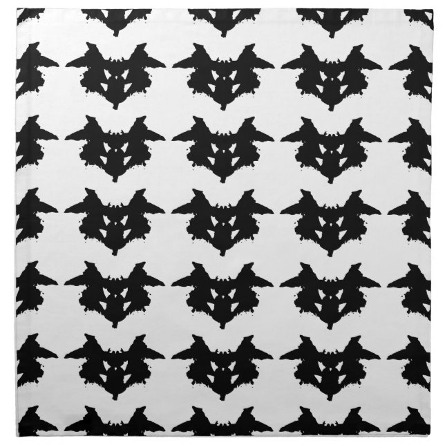 Rorschach Inkblot Napkin (Front)