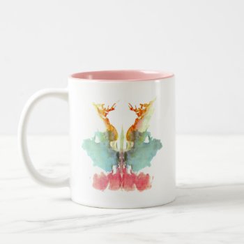 Rorschach Inkblot Number 9 Two-tone Coffee Mug by WRAPPED_TOO_TIGHT at Zazzle
