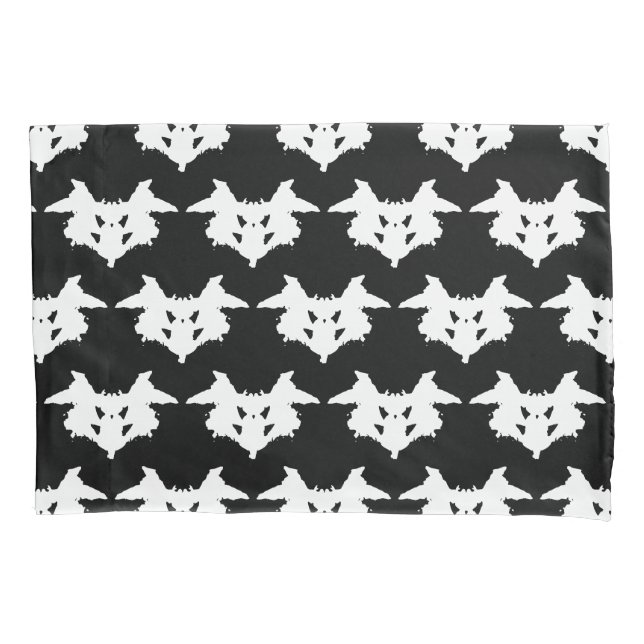 Rorschach Inkblot Pillow Case (Front-Left)