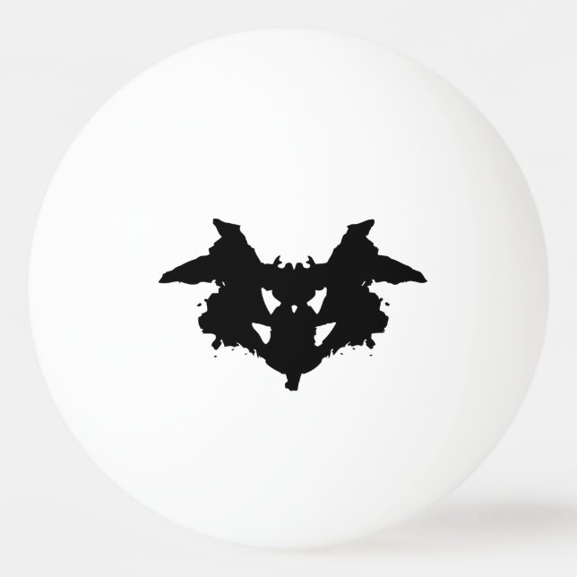 Rorschach Inkblot Ping-Pong Ball (Front)
