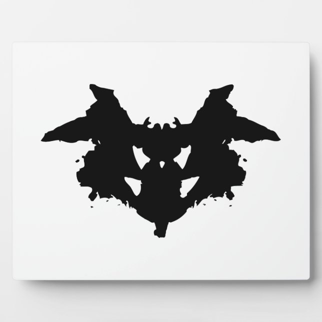 Rorschach Inkblot Plaque (Front)