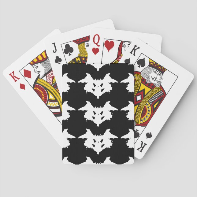 Rorschach Inkblot Poker Cards (Back)