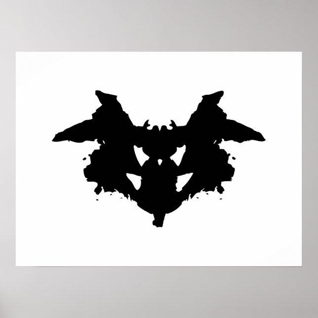Rorschach Inkblot Poster (Front)