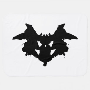 Rorschach Inkblot Receiving Blanket