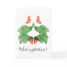 Rorschach Inkblot Santa's Elves