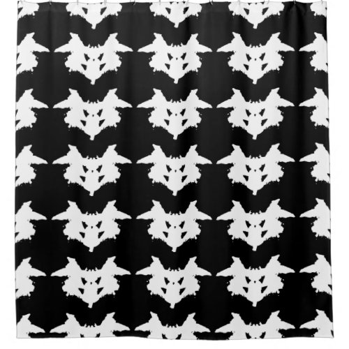 Rorschach Inkblot Shower Curtain