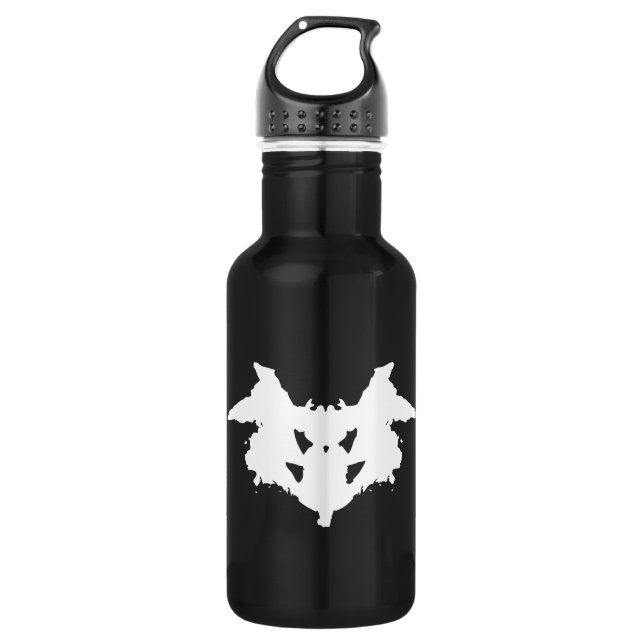 Rorschach Inkblot Stainless Steel Water Bottle (Front)