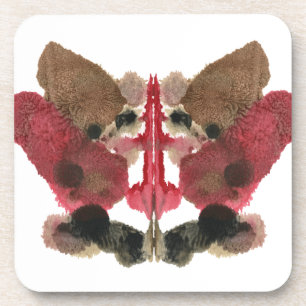 Rorschach Inkblot Test. Don't Call Me Crazy Beverage Coaster