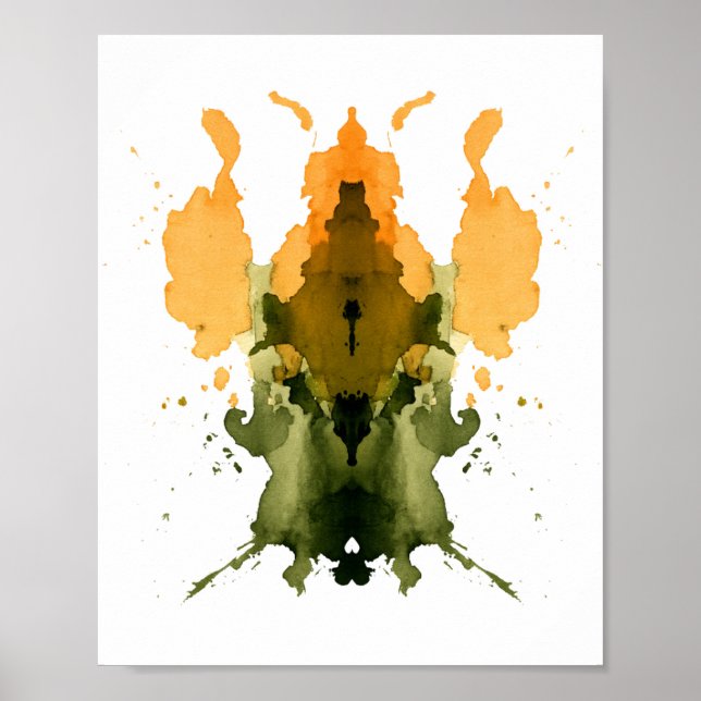 Rorschach Inkblot Test. Don't Call Me Crazy Poster (Front)