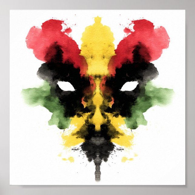 Rorschach Inkblot Test. Don't Call Me Crazy Poster (Front)