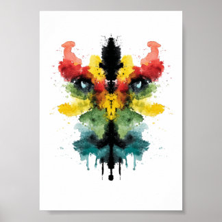 Rorschach Inkblot Test. Don't Call Me Crazy Poster