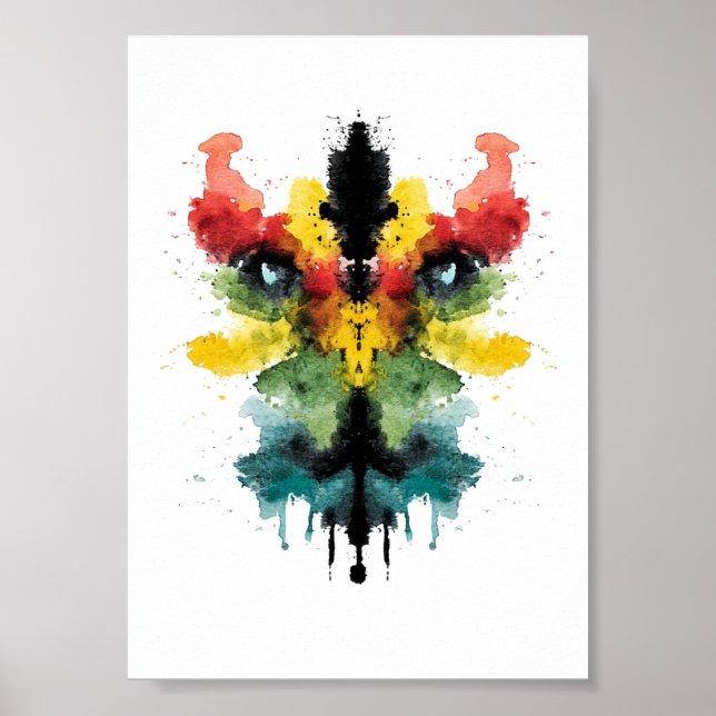 Rorschach Inkblot Test. Don't Call Me Crazy Poster (Front)