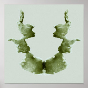 Rorschach Inkblot Test Fun Art Print