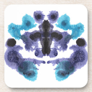 Rorschach Inkblot Test Fun Drink Coaster