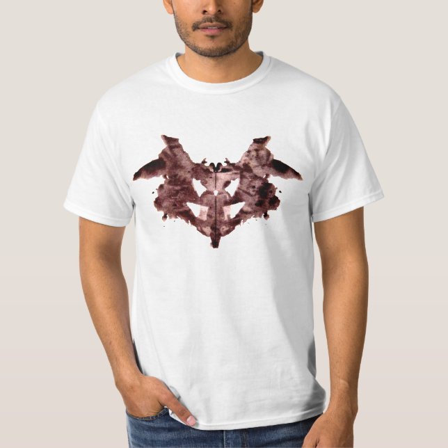 Rorschach Inkblot Test One T-Shirt (Front)