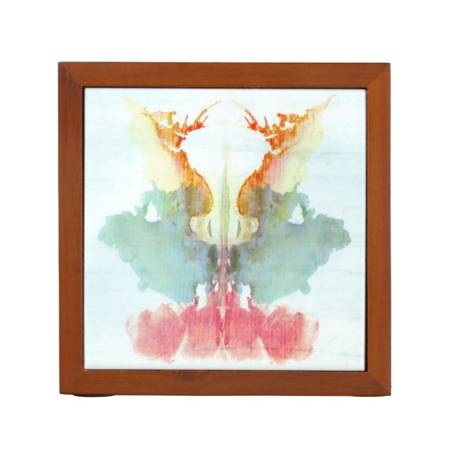 Rorschach Inkblot Test Psychiatry Pencil/Pen Holder (Front)