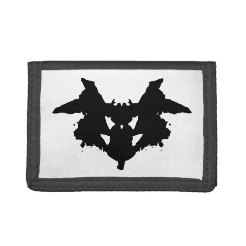 Rorschach Inkblot Tri_fold Wallet