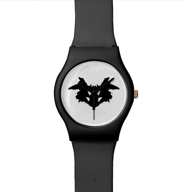 Rorschach Inkblot Wrist Watch (Close Up)