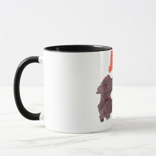 Rorschach InkBlots Test Plate 2 Mug