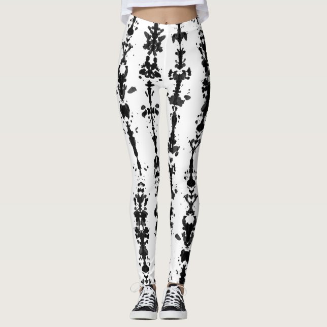 Rorschach test pattern leggings (Front)