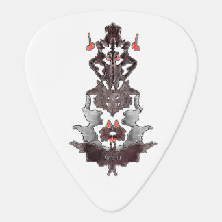 Rorschach Wants To Read People Guitar Pick