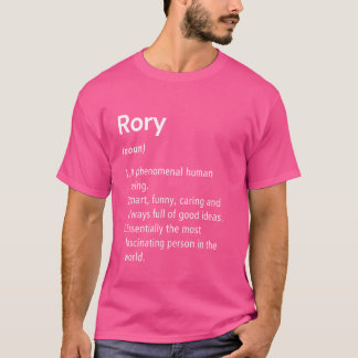 Rory Name Definition Funny Dictionary T-Shirt