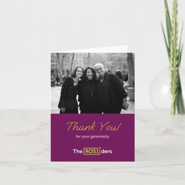 ROS1ders Thank you Note Design #3 Card (Front)