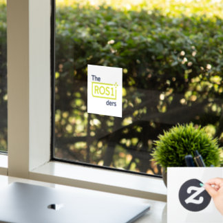 ROS1ders Window Cling Design #1